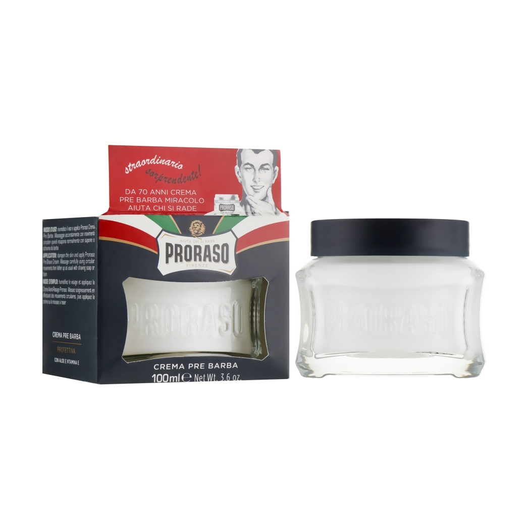 Крем перед голінням Proraso Pre-Shave Cream Protective з алое та вітаміном Е, 100 мл